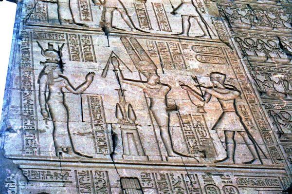 Detail, Philae Temple, Agilkia Island, Aswan